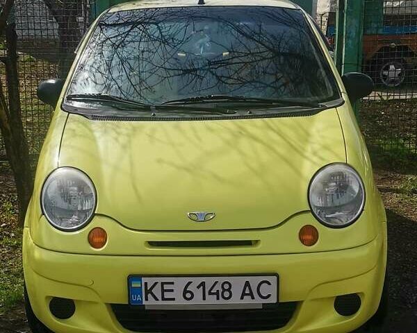 Желтый Дэу Матиз, объемом двигателя 0.8 л и пробегом 127 тыс. км за 3000 $, фото 1 на Automoto.ua