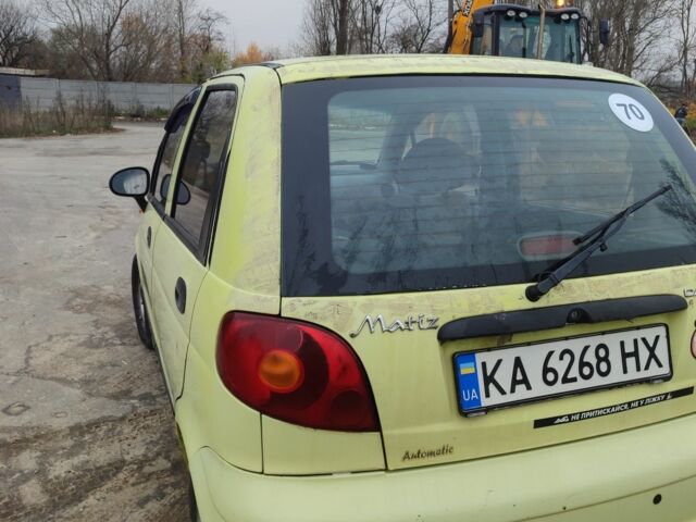 Жовтий Деу Матіз, об'ємом двигуна 0.8 л та пробігом 50 тис. км за 2600 $, фото 4 на Automoto.ua