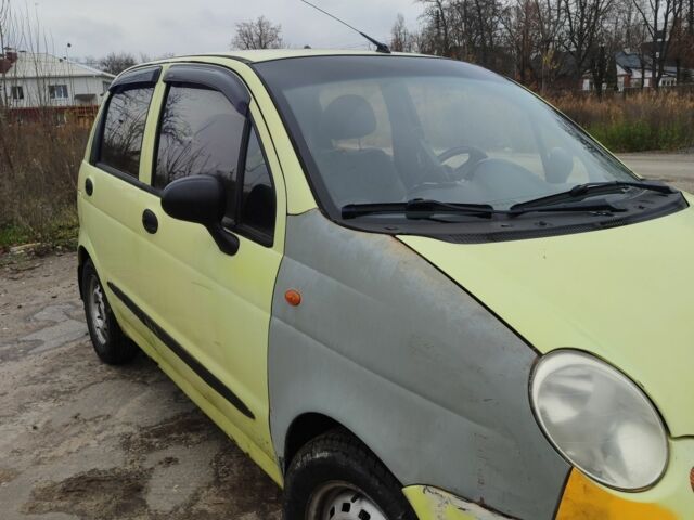 Жовтий Деу Матіз, об'ємом двигуна 0.8 л та пробігом 50 тис. км за 2600 $, фото 2 на Automoto.ua