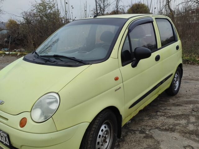 Жовтий Деу Матіз, об'ємом двигуна 0.8 л та пробігом 50 тис. км за 2600 $, фото 1 на Automoto.ua