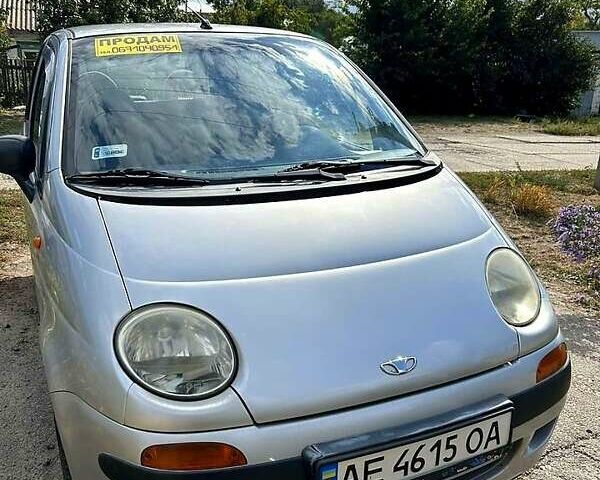 Серый Дэу Матиз, объемом двигателя 0.8 л и пробегом 124 тыс. км за 2000 $, фото 2 на Automoto.ua