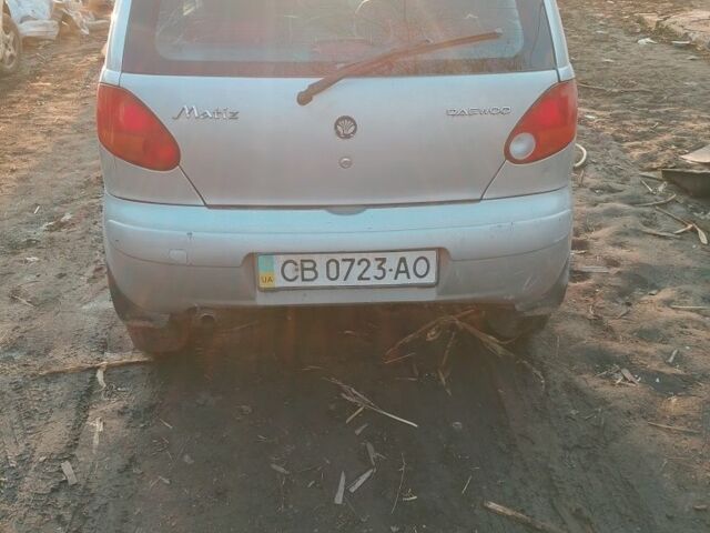 Серый Дэу Матиз, объемом двигателя 0.8 л и пробегом 222 тыс. км за 1354 $, фото 2 на Automoto.ua