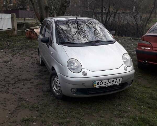 Серый Дэу Матиз, объемом двигателя 0.8 л и пробегом 159 тыс. км за 1600 $, фото 1 на Automoto.ua