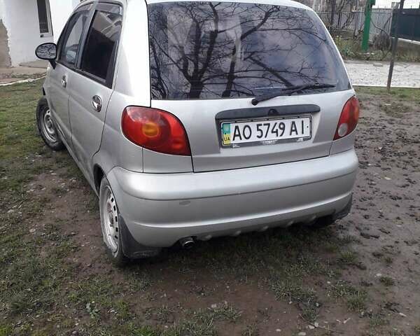 Серый Дэу Матиз, объемом двигателя 0.8 л и пробегом 159 тыс. км за 1600 $, фото 3 на Automoto.ua