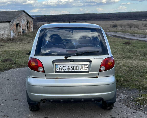 Серый Дэу Матиз, объемом двигателя 0.8 л и пробегом 252 тыс. км за 2475 $, фото 4 на Automoto.ua