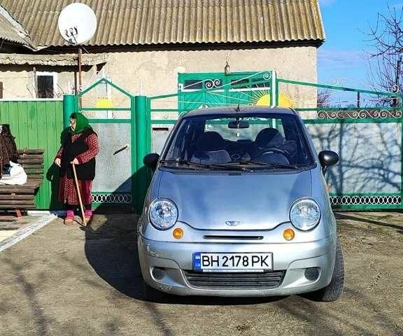 Сірий Деу Матіз, об'ємом двигуна 0.8 л та пробігом 221 тис. км за 1400 $, фото 2 на Automoto.ua