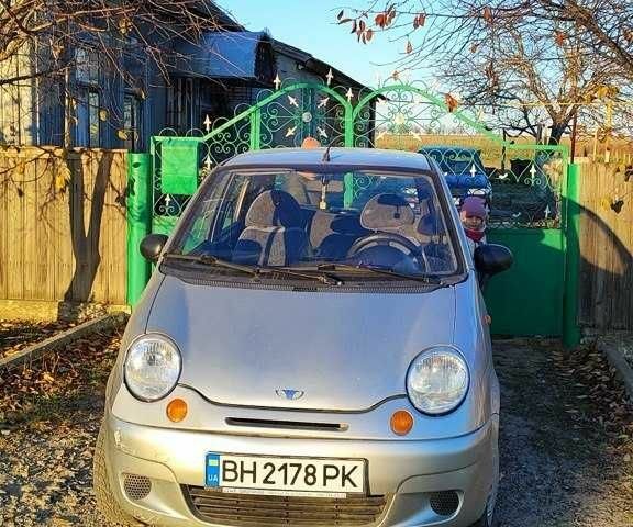 Сірий Деу Матіз, об'ємом двигуна 0.8 л та пробігом 221 тис. км за 1400 $, фото 1 на Automoto.ua