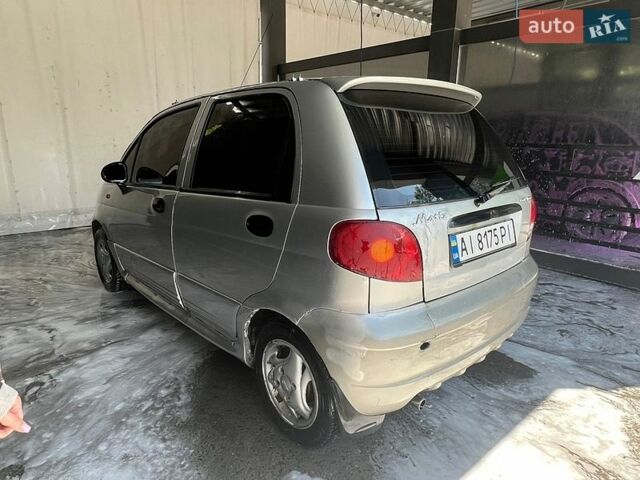 Серый Дэу Матиз, объемом двигателя 1 л и пробегом 177 тыс. км за 1450 $, фото 2 на Automoto.ua