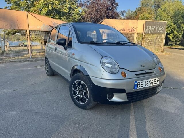 Серый Дэу Матиз, объемом двигателя 0.8 л и пробегом 210 тыс. км за 1700 $, фото 2 на Automoto.ua