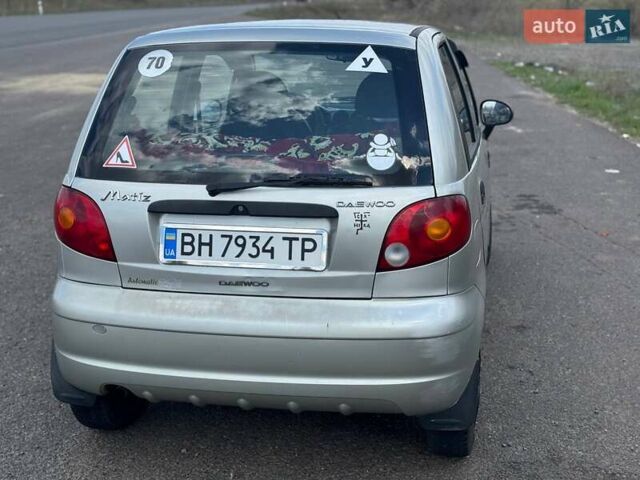 Серый Дэу Матиз, объемом двигателя 0.8 л и пробегом 90 тыс. км за 2500 $, фото 3 на Automoto.ua
