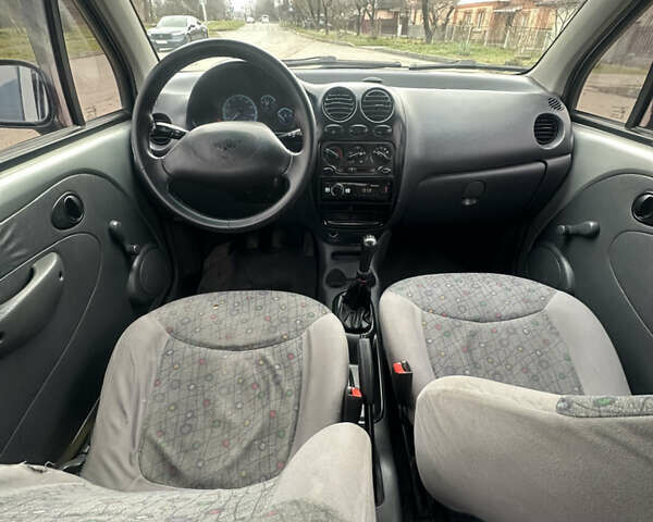 Серый Дэу Матиз, объемом двигателя 0.8 л и пробегом 214 тыс. км за 1850 $, фото 8 на Automoto.ua