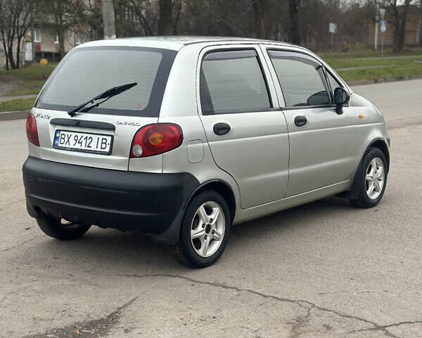 Серый Дэу Матиз, объемом двигателя 0.8 л и пробегом 214 тыс. км за 1850 $, фото 3 на Automoto.ua