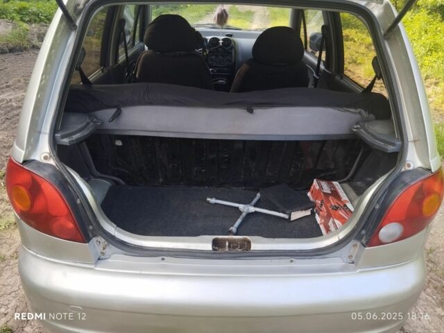 Серый Дэу Матиз, объемом двигателя 0.8 л и пробегом 199 тыс. км за 2400 $, фото 9 на Automoto.ua