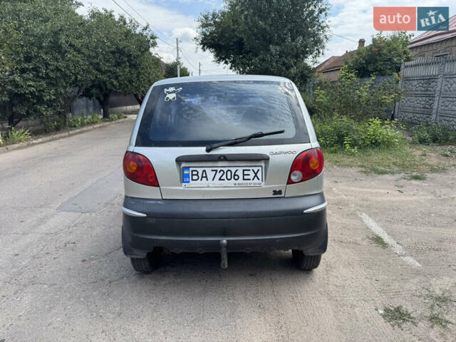 Сірий Деу Матіз, об'ємом двигуна 0.8 л та пробігом 117 тис. км за 1750 $, фото 2 на Automoto.ua
