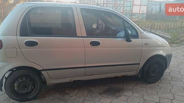 Серый Дэу Матиз, объемом двигателя 0.8 л и пробегом 75 тыс. км за 2600 $, фото 3 на Automoto.ua