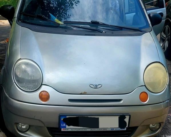 Сірий Деу Матіз, об'ємом двигуна 1 л та пробігом 200 тис. км за 1700 $, фото 1 на Automoto.ua