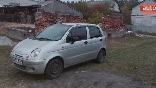 Серый Дэу Матиз, объемом двигателя 0.8 л и пробегом 110 тыс. км за 1600 $, фото 1 на Automoto.ua