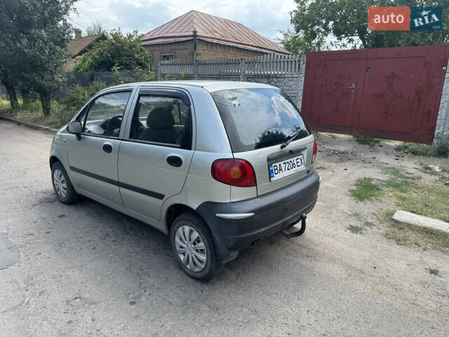 Сірий Деу Матіз, об'ємом двигуна 0.8 л та пробігом 117 тис. км за 1750 $, фото 4 на Automoto.ua