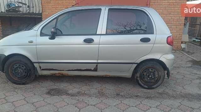 Серый Дэу Матиз, объемом двигателя 0.8 л и пробегом 75 тыс. км за 2600 $, фото 1 на Automoto.ua