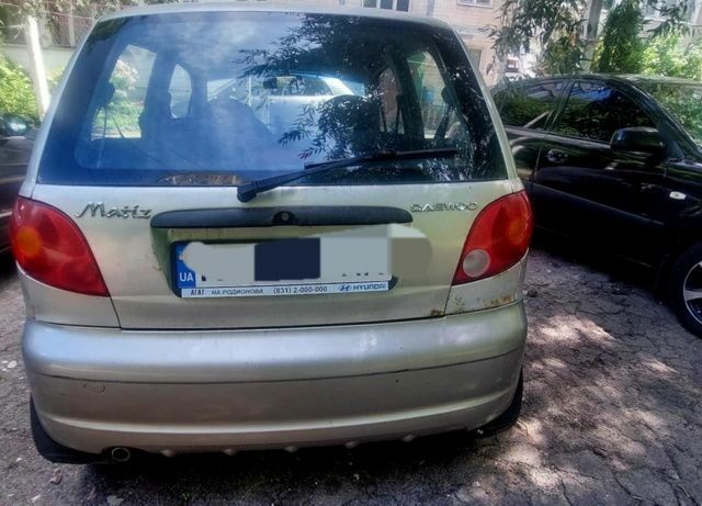 Сірий Деу Матіз, об'ємом двигуна 1 л та пробігом 200 тис. км за 1700 $, фото 5 на Automoto.ua