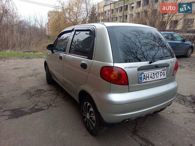 Сірий Деу Матіз, об'ємом двигуна 0.8 л та пробігом 121 тис. км за 2600 $, фото 7 на Automoto.ua