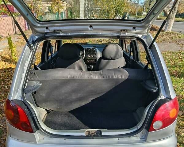 Сірий Деу Матіз, об'ємом двигуна 0.8 л та пробігом 185 тис. км за 3000 $, фото 6 на Automoto.ua