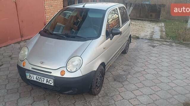 Серый Дэу Матиз, объемом двигателя 0.8 л и пробегом 75 тыс. км за 2600 $, фото 2 на Automoto.ua