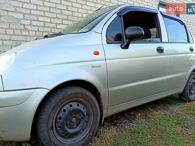Сірий Деу Матіз, об'ємом двигуна 0.8 л та пробігом 205 тис. км за 2500 $, фото 2 на Automoto.ua