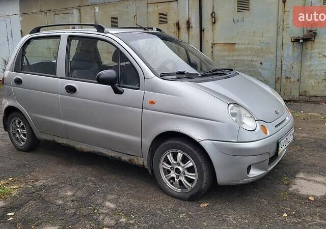 Серый Дэу Матиз, объемом двигателя 0.8 л и пробегом 100 тыс. км за 2200 $, фото 3 на Automoto.ua