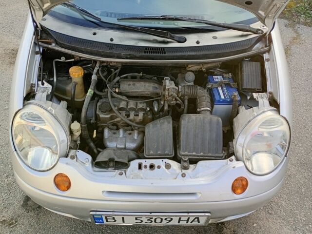 Серый Дэу Матиз, объемом двигателя 0.8 л и пробегом 106 тыс. км за 2600 $, фото 8 на Automoto.ua