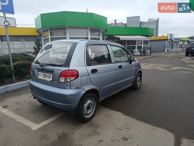Серый Дэу Матиз, объемом двигателя 0.8 л и пробегом 135 тыс. км за 1950 $, фото 2 на Automoto.ua