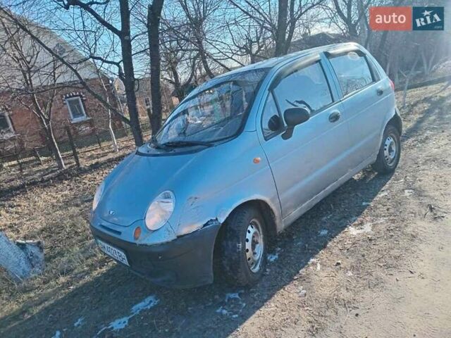Серый Дэу Матиз, объемом двигателя 0.8 л и пробегом 200 тыс. км за 1299 $, фото 9 на Automoto.ua