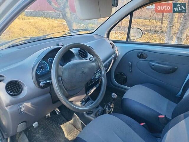 Серый Дэу Матиз, объемом двигателя 0.8 л и пробегом 200 тыс. км за 1299 $, фото 4 на Automoto.ua