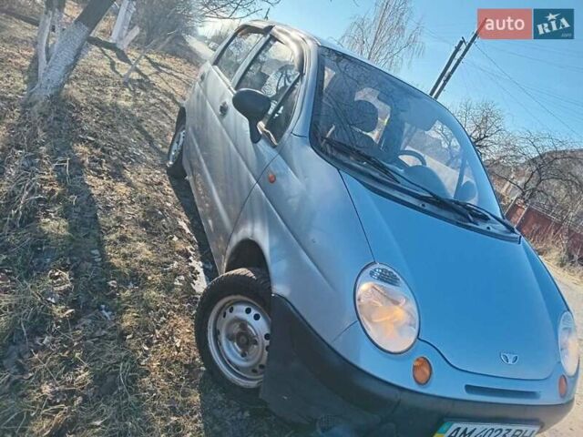 Серый Дэу Матиз, объемом двигателя 0.8 л и пробегом 200 тыс. км за 1299 $, фото 2 на Automoto.ua