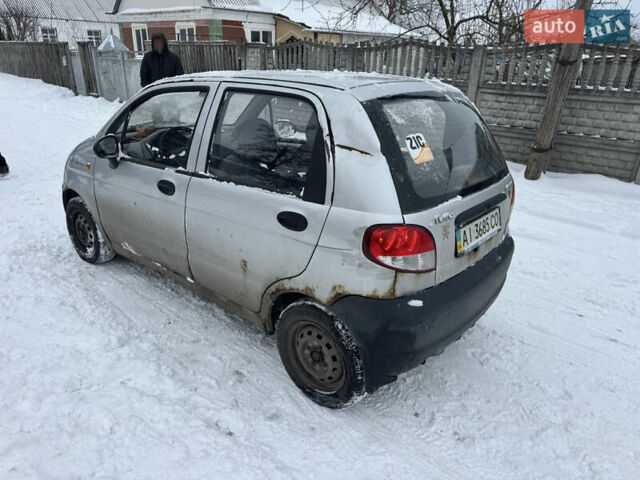 Сірий Деу Матіз, об'ємом двигуна 0.8 л та пробігом 100 тис. км за 799 $, фото 3 на Automoto.ua