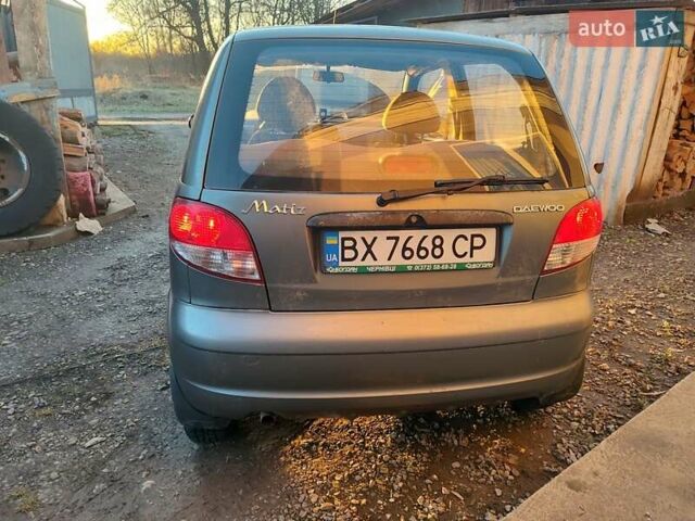 Серый Дэу Матиз, объемом двигателя 0.8 л и пробегом 58 тыс. км за 3444 $, фото 3 на Automoto.ua