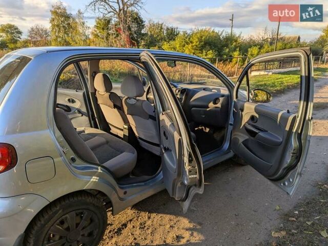 Серый Дэу Матиз, объемом двигателя 0.8 л и пробегом 50 тыс. км за 3500 $, фото 1 на Automoto.ua
