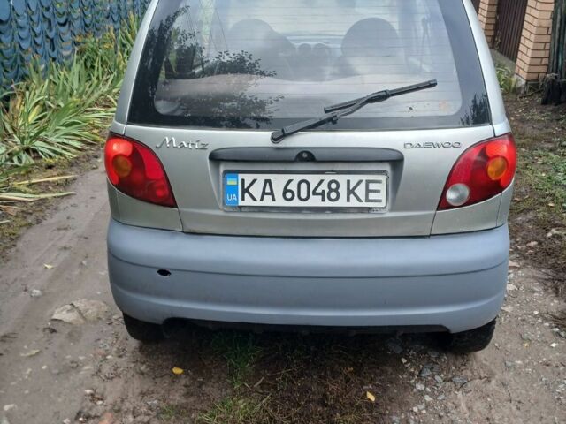 Сірий Деу Матіз, об'ємом двигуна 0.8 л та пробігом 200 тис. км за 998 $, фото 5 на Automoto.ua