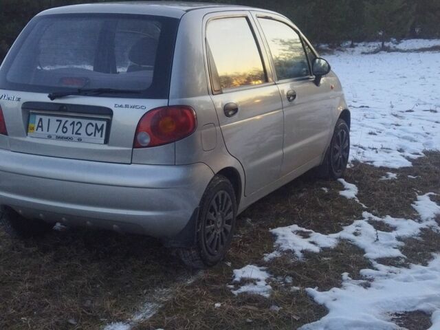 Сірий Деу Матіз, об'ємом двигуна 0.8 л та пробігом 99 тис. км за 1800 $, фото 5 на Automoto.ua