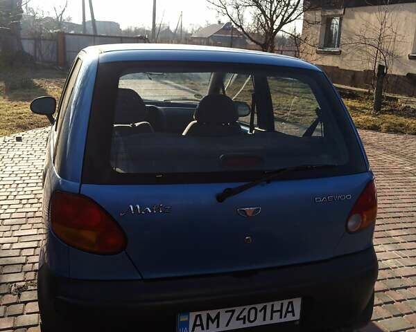 Синій Деу Матіз, об'ємом двигуна 0.8 л та пробігом 86 тис. км за 2300 $, фото 1 на Automoto.ua