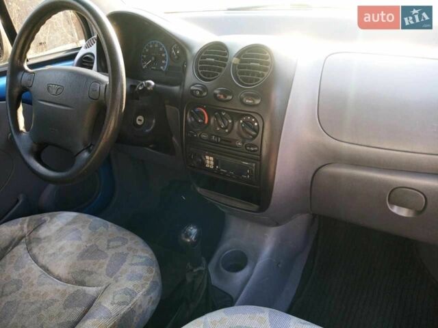 Синій Деу Матіз, об'ємом двигуна 0.8 л та пробігом 87 тис. км за 2200 $, фото 2 на Automoto.ua