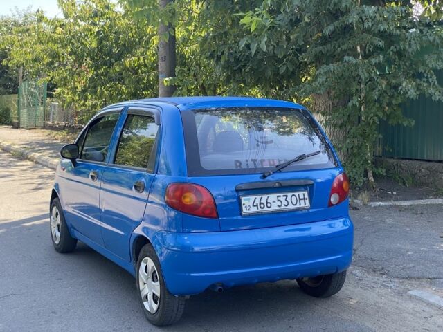 Синий Дэу Матиз, объемом двигателя 0.8 л и пробегом 123 тыс. км за 1350 $, фото 5 на Automoto.ua