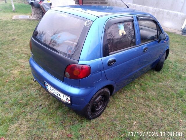 Синий Дэу Матиз, объемом двигателя 0.8 л и пробегом 211 тыс. км за 1900 $, фото 1 на Automoto.ua