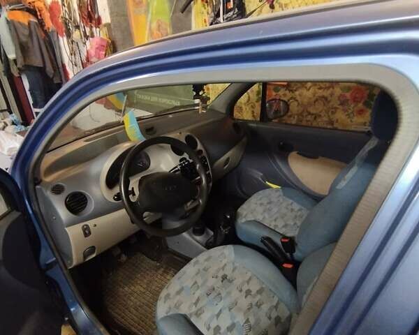 Синий Дэу Матиз, объемом двигателя 0.8 л и пробегом 102 тыс. км за 2800 $, фото 4 на Automoto.ua