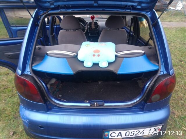 Синий Дэу Матиз, объемом двигателя 0.8 л и пробегом 211 тыс. км за 1900 $, фото 6 на Automoto.ua