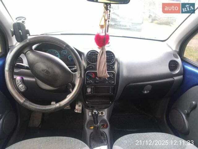 Синий Дэу Матиз, объемом двигателя 0.8 л и пробегом 211 тыс. км за 1900 $, фото 7 на Automoto.ua