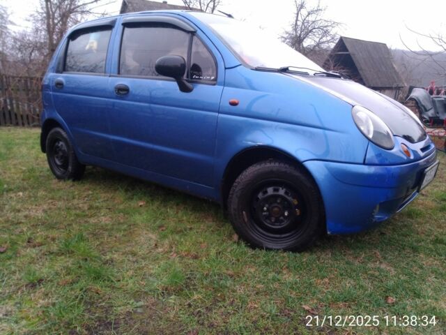 Синий Дэу Матиз, объемом двигателя 0.8 л и пробегом 211 тыс. км за 1900 $, фото 3 на Automoto.ua