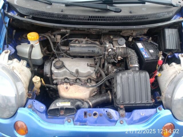 Синий Дэу Матиз, объемом двигателя 0.8 л и пробегом 211 тыс. км за 1900 $, фото 5 на Automoto.ua