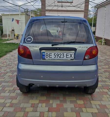 Синий Дэу Матиз, объемом двигателя 0.8 л и пробегом 153 тыс. км за 3100 $, фото 2 на Automoto.ua
