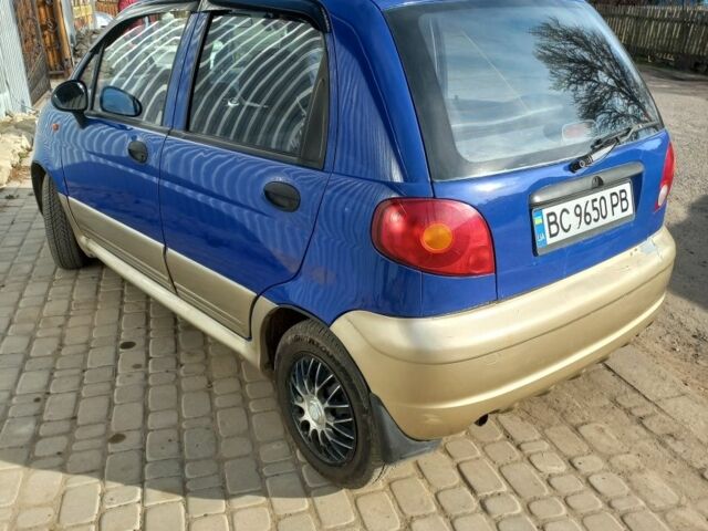 Синий Дэу Матиз, объемом двигателя 1 л и пробегом 170 тыс. км за 1500 $, фото 2 на Automoto.ua